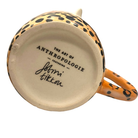 Anthropologie Fotini Tikkou Visage Mug Face Hand Painted Stoneware Mug - Picture 6 of 9